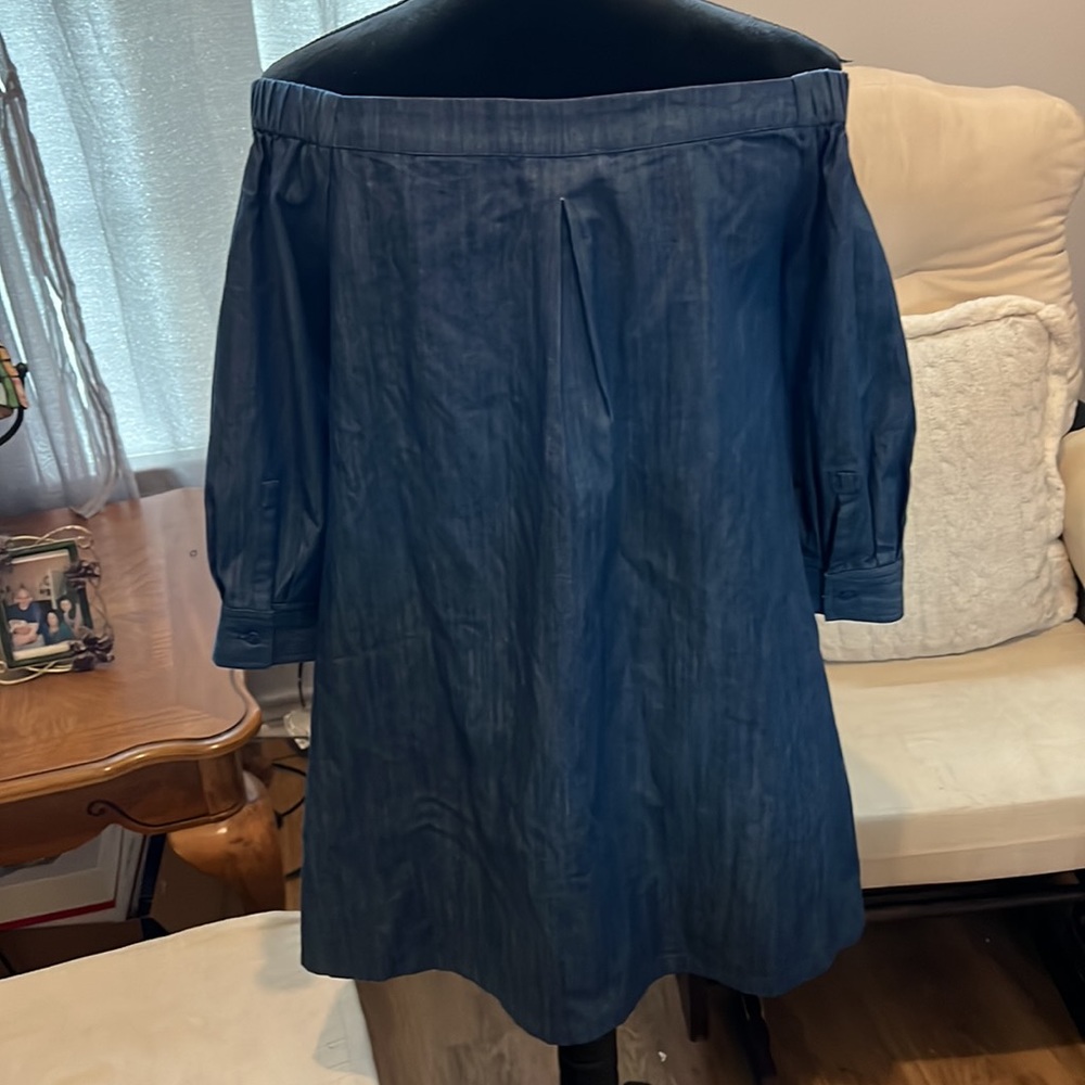 SUGAR+LIPS BLUE JEAN DRESS NWOT - Picture 3 of 5
